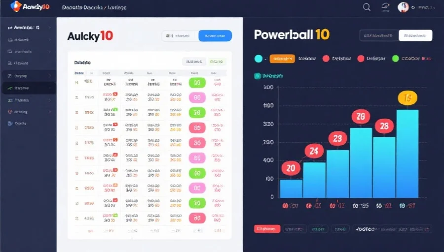 Aulucky10与Powerball 10数据呈现界面对比